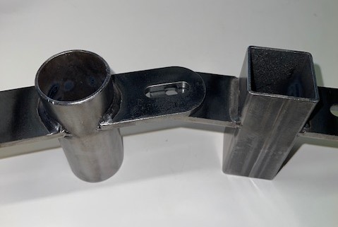 Anschweißlasche Stahl S235 mit Bohrung 9 mm